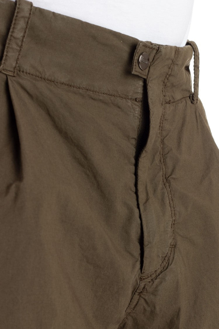 Herno Cotton Poplin Cargo Shorts