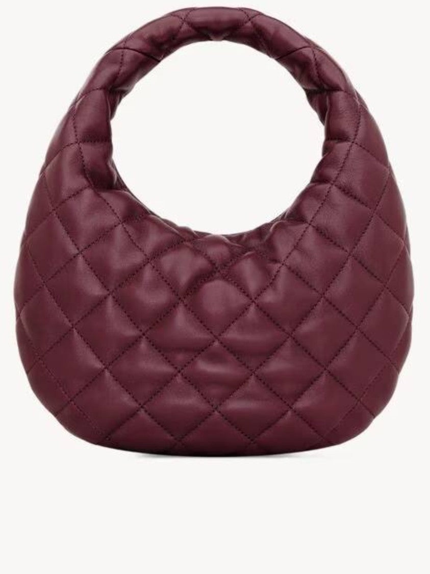 Saint Laurent Icare Xl Crescent Quilted Shoulder Bag