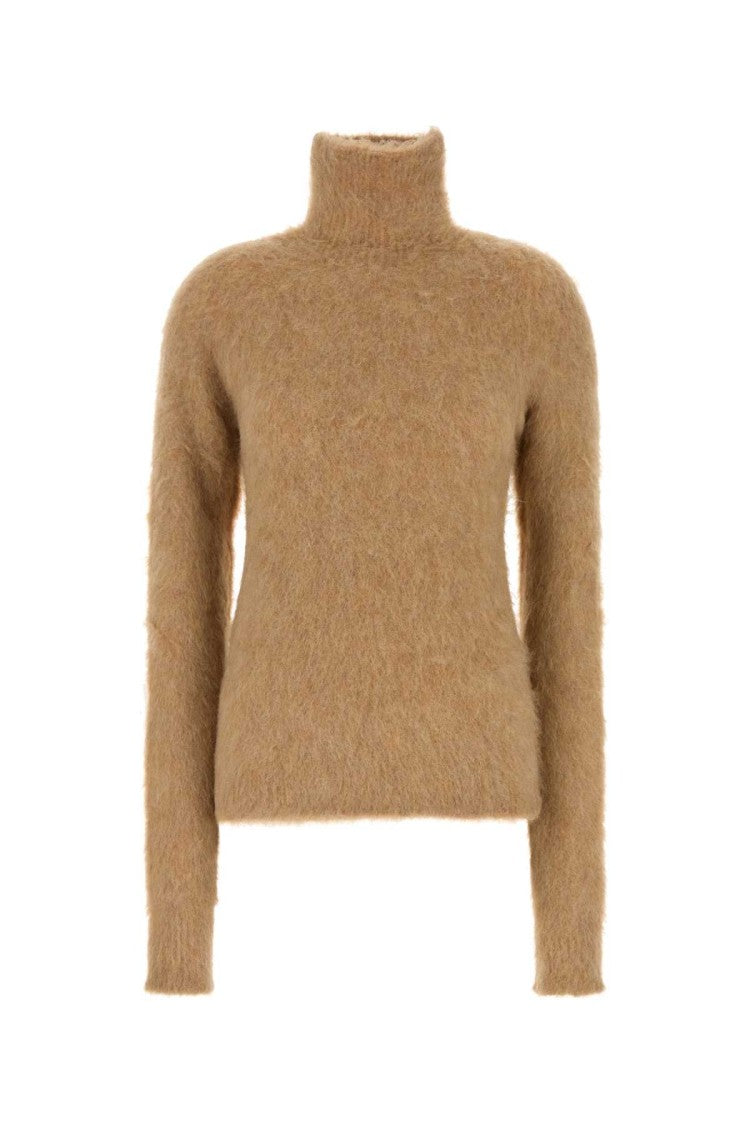 Sportmax Camel Stretch Alpaca Blend Elgar Sweater