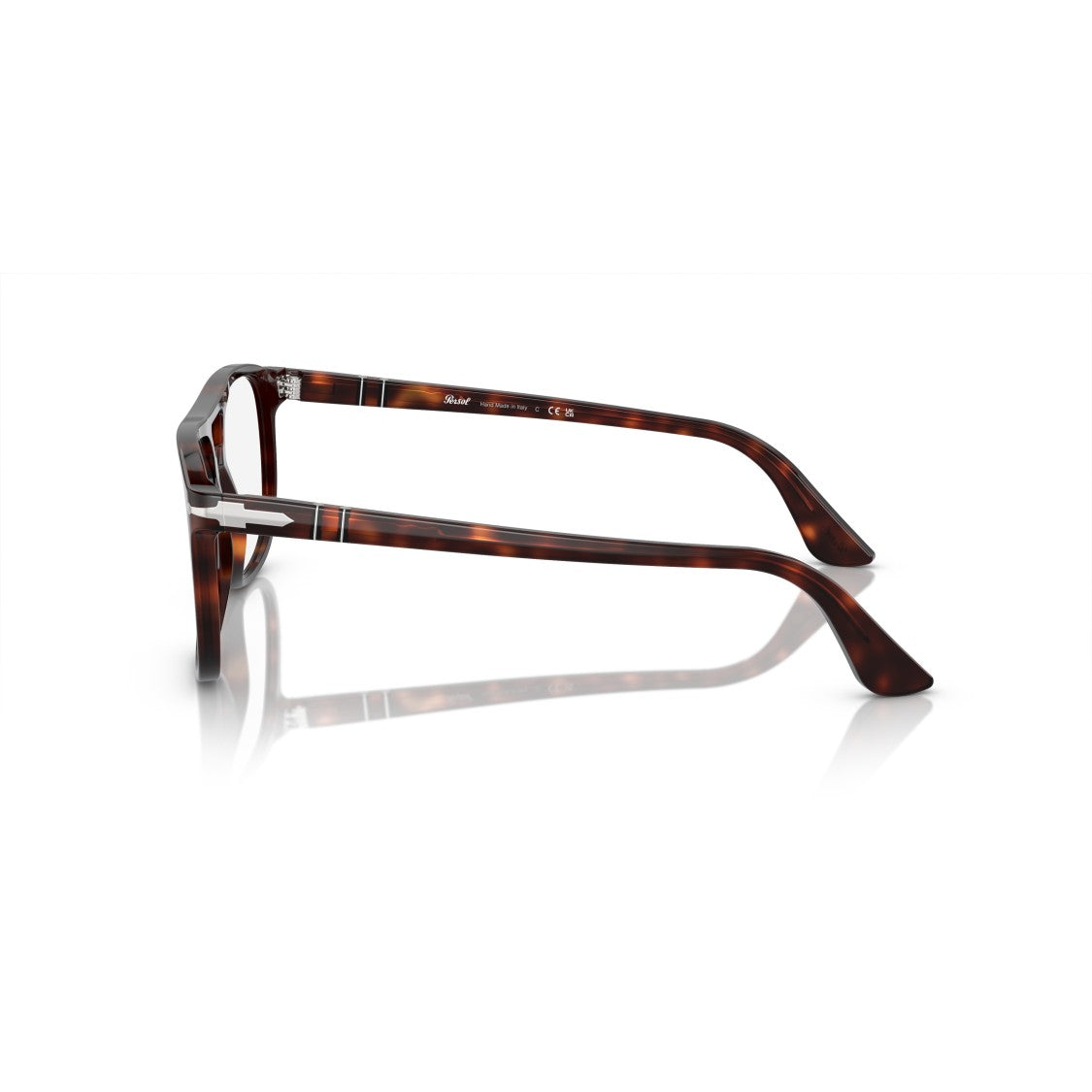 Persol 0Po3329v Aviator-Inspired Tortoiseshell Sunglasses With Double Bridge Design