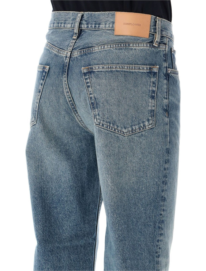 Sunflower Loose 14 Oz Organic Cotton Vintage Indigo Loose Jeans
