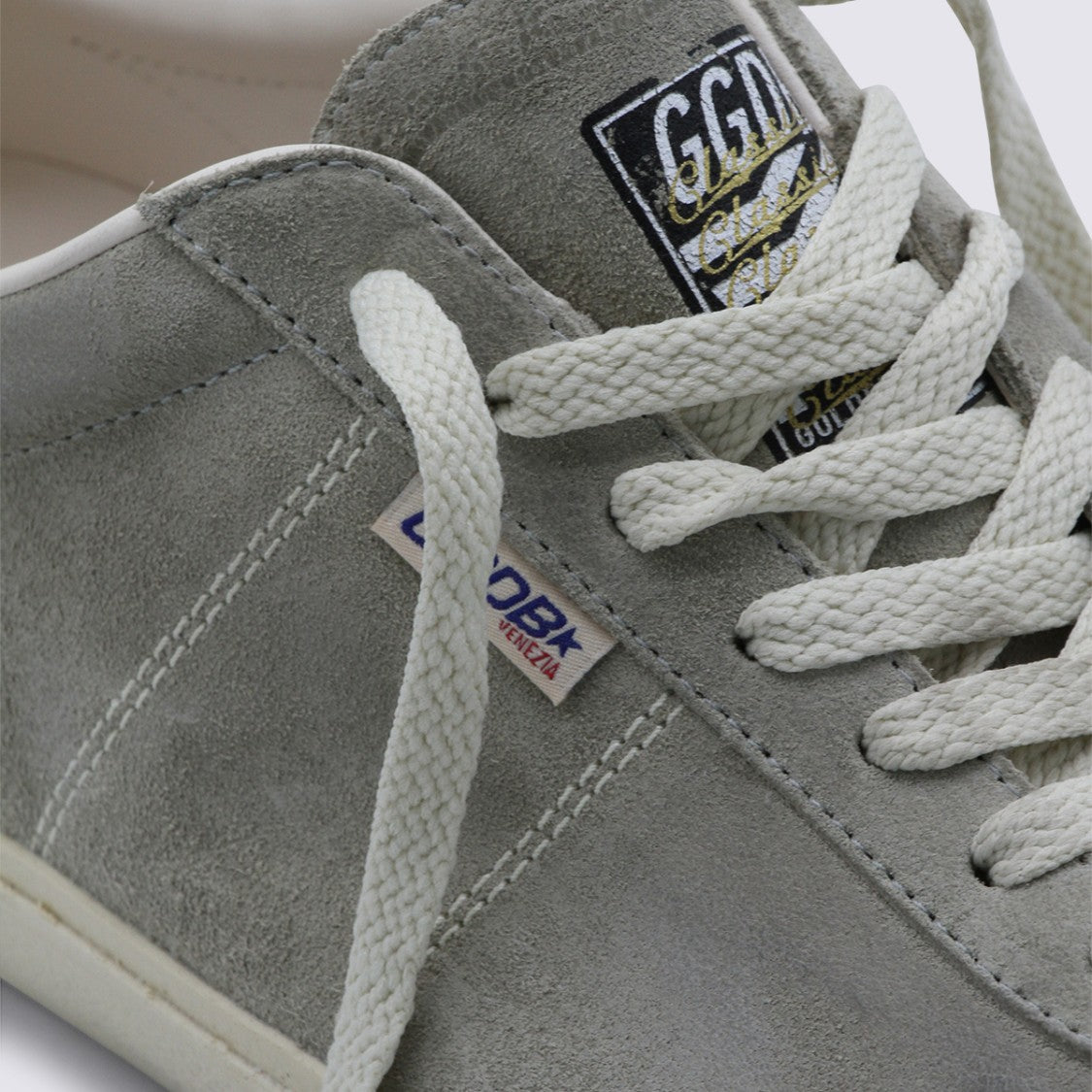 Golden Goose Low-Top Sneakers In Soft Suede With Vintage Accents