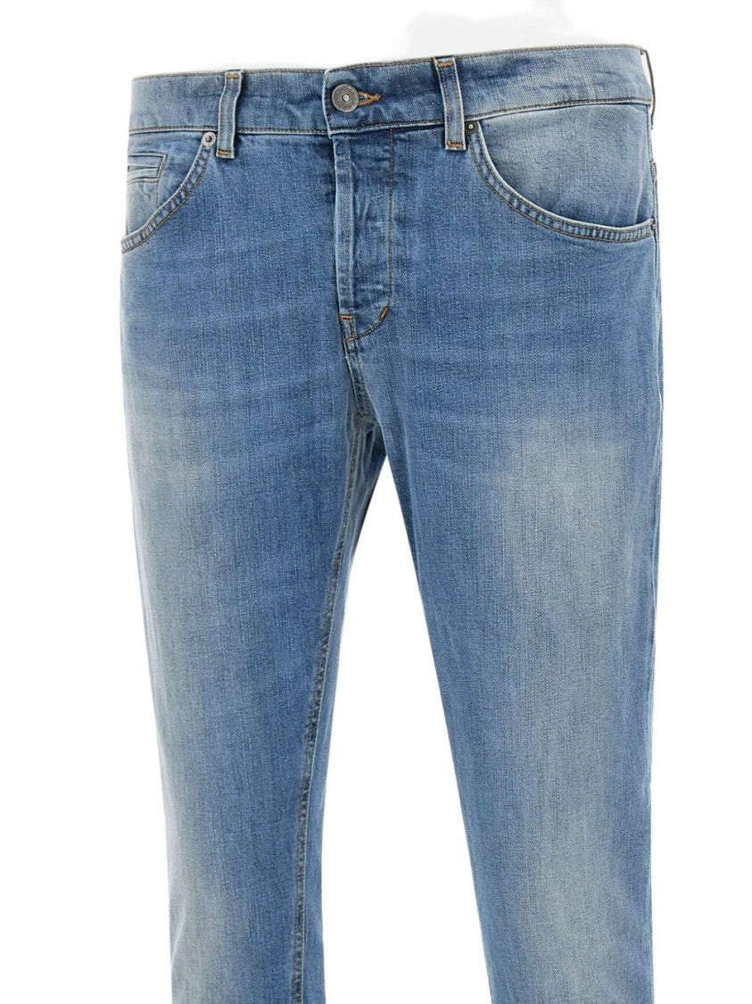 Dondup Blue Classic Five-Pocket Jeans