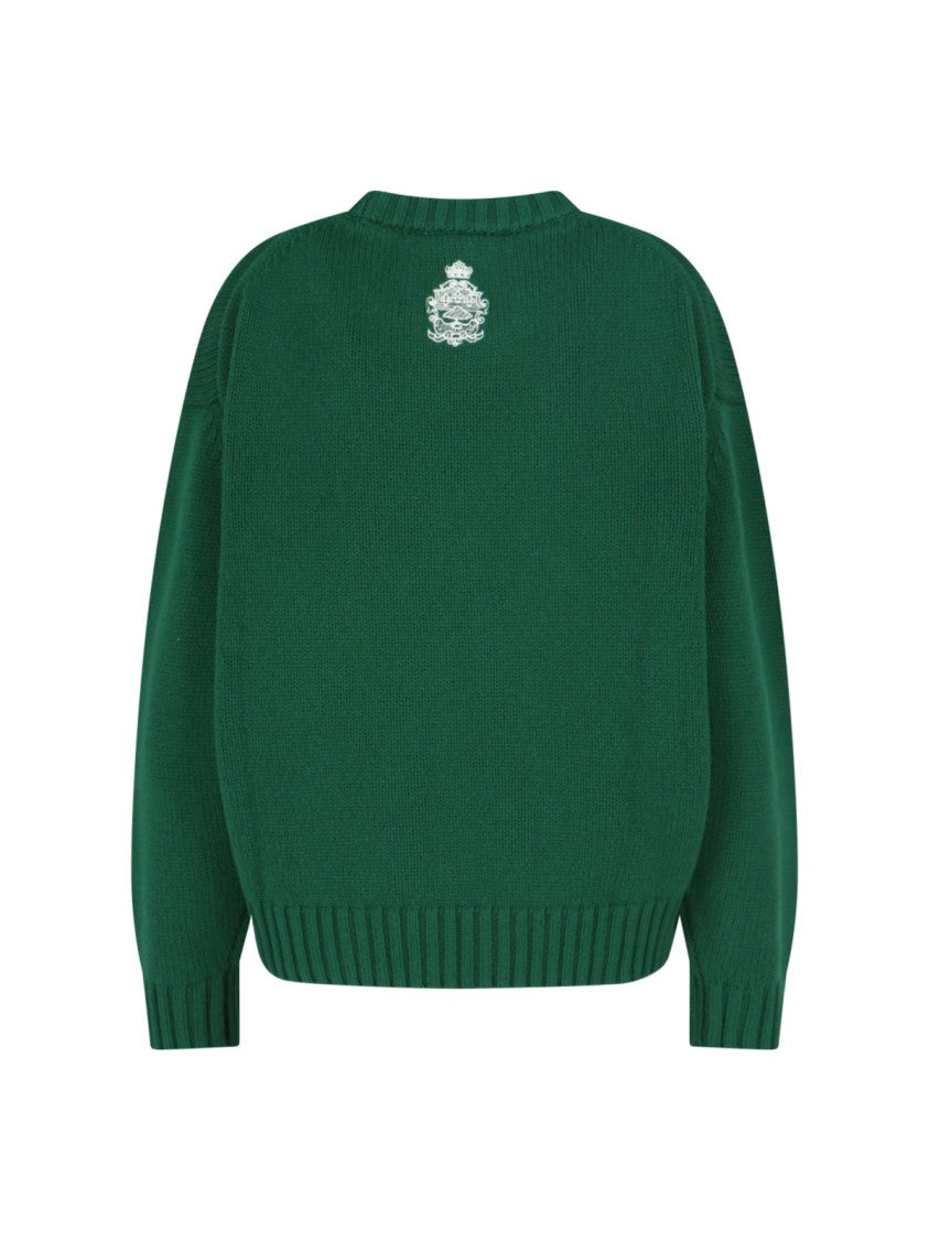 Frame "Ritz" Cashmere Sweater – Green