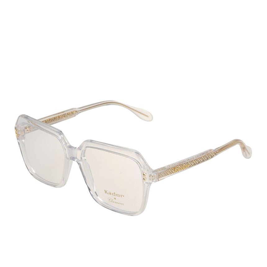 Kador Giada Glamour Geometric Square Frame Sunglasses With Gold Detailing