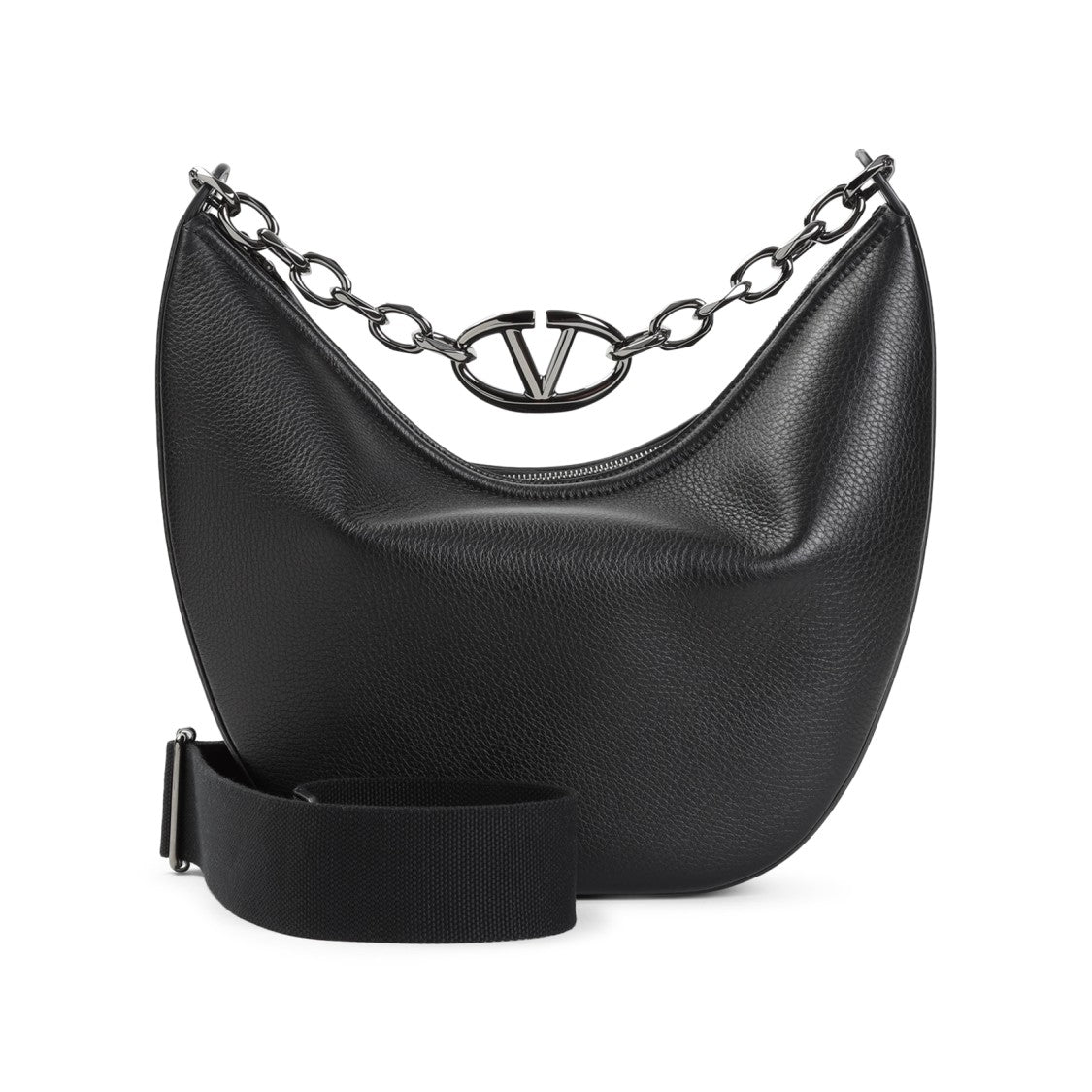 Valentino Textured Leather Shoulder Bag
