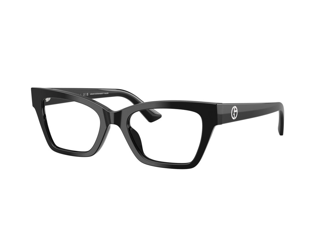 Giorgio Armani 0Ar7285hu Glossy Acetate Oversized Square Eyeglasses