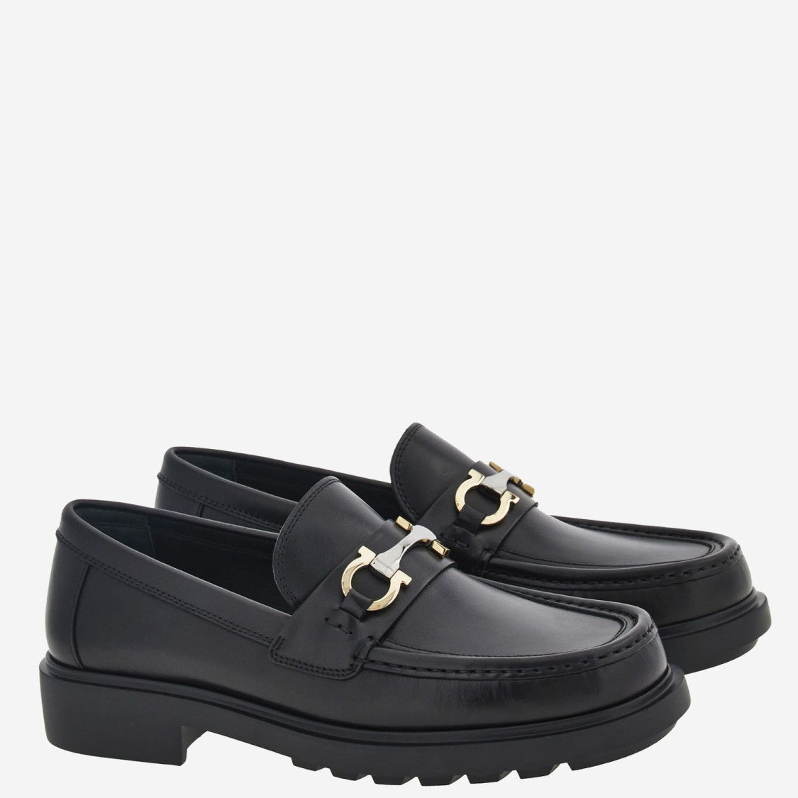 Salvatore Ferragamo Gancini Embellished Loafers