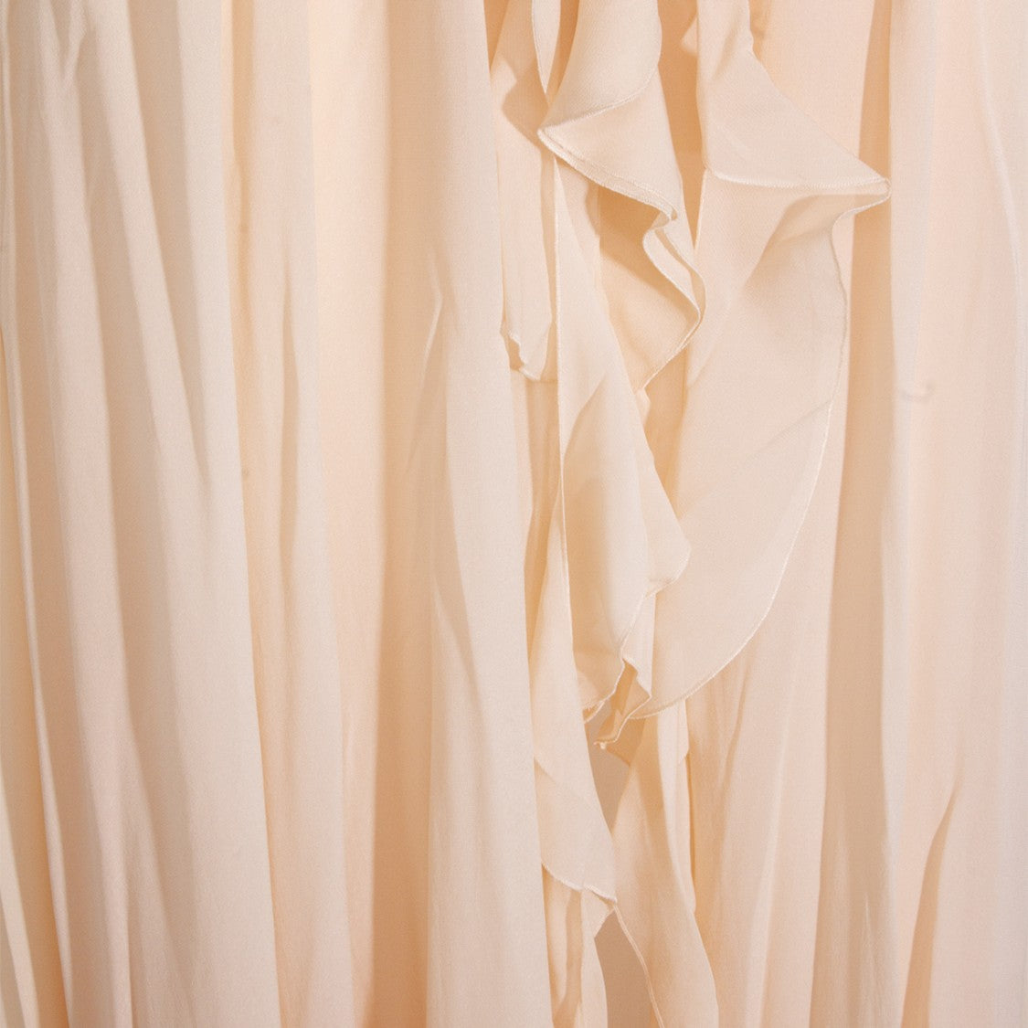 Blumarine Maxi Amber Viscose Dress With Draping