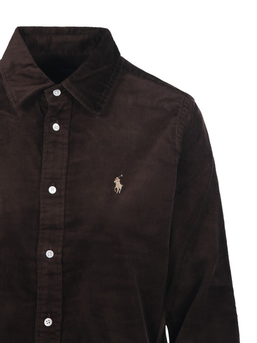 Polo Ralph Lauren Classic Tailored Brown Sport Shirt