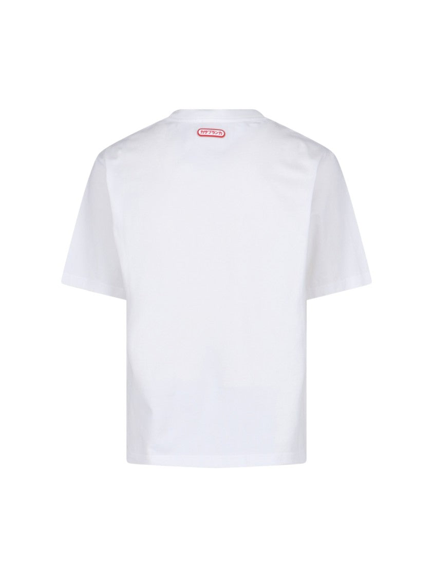 Casablanca "Logo Patch" T-Shirt White