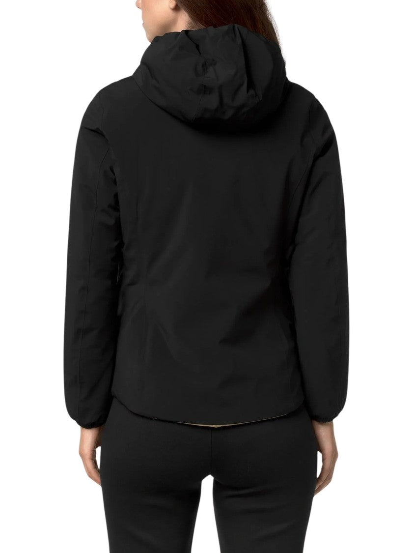 K-Way Reversible Short Jacket With Waterproof Layer And Insulation