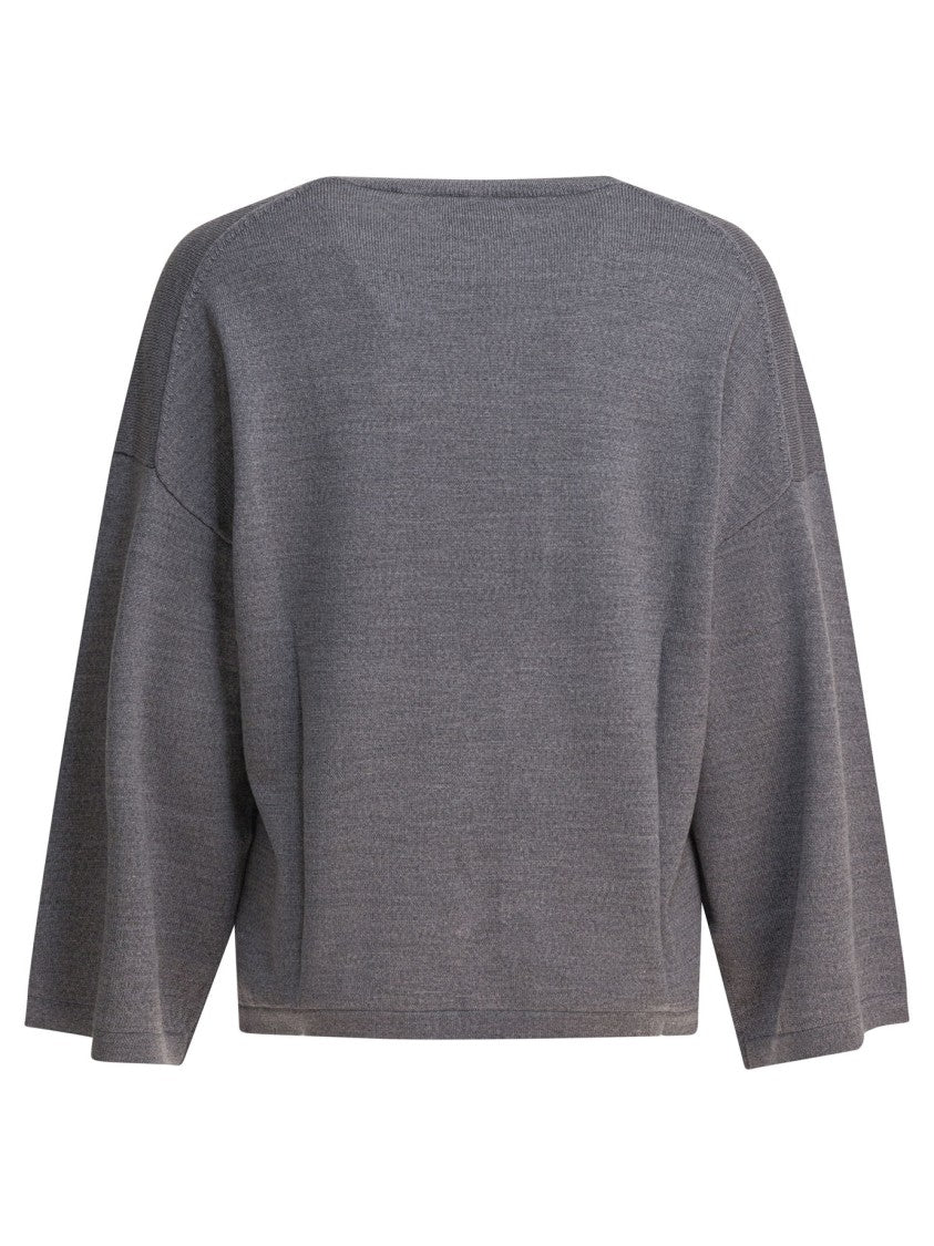 Khaite Relaxed Fit Merino Wool Sweater