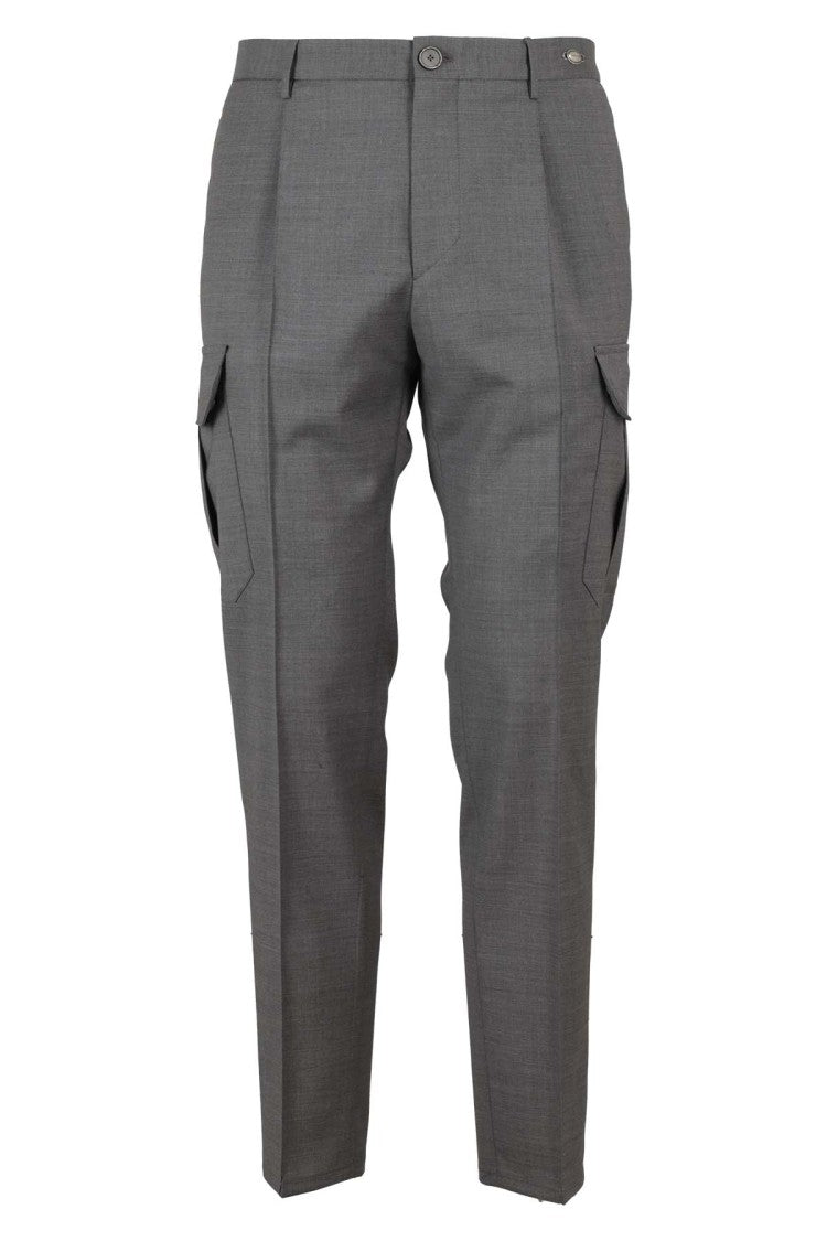 Tagliatore Tailored Medium Grey Wool Pants