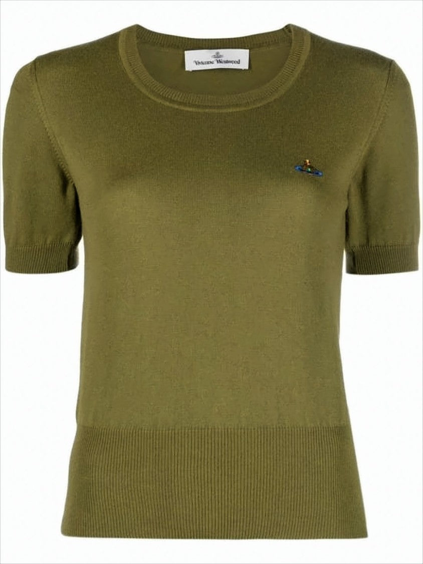Vivienne Westwood Fitted Knit Top With Ribbed Detailing