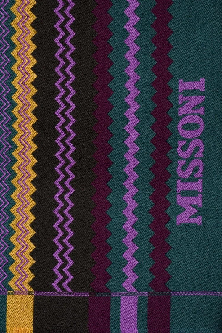 Missoni Green Wool Scarf