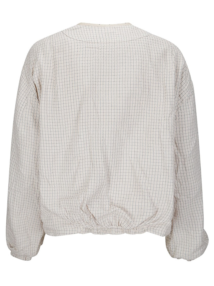 Epl Check Cotton Bomber Jacket