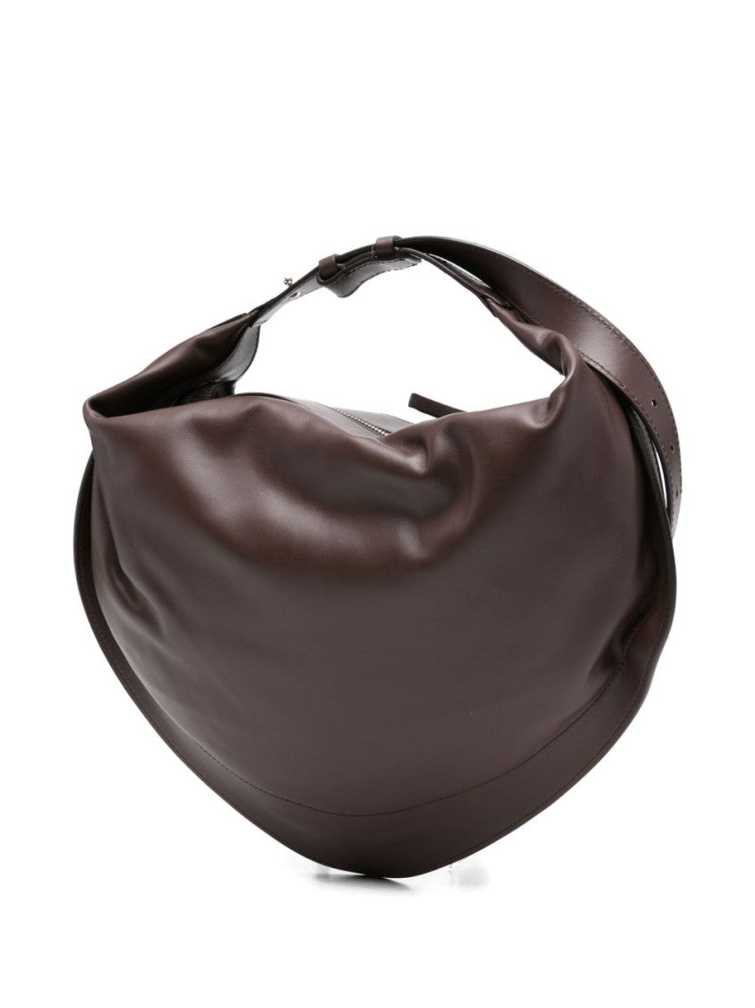 Federico Cina Shoulder Bag In Smooth Calfskin Leather