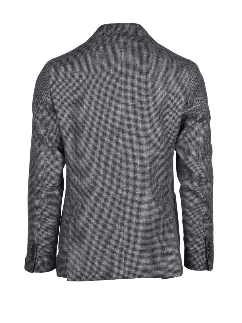 Luigi Bianchi Linen Wool Jacket - Grey
