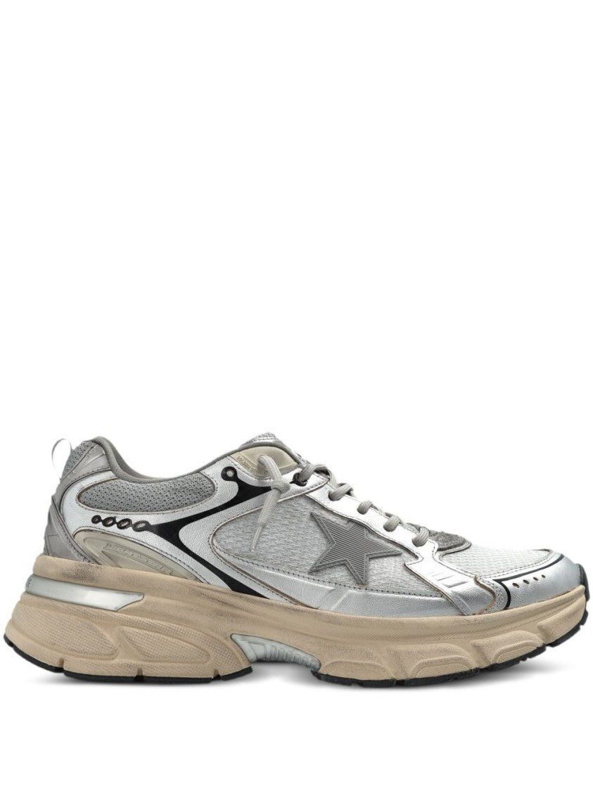 Golden Goose Chunky Silver Star Emblem Sneakers