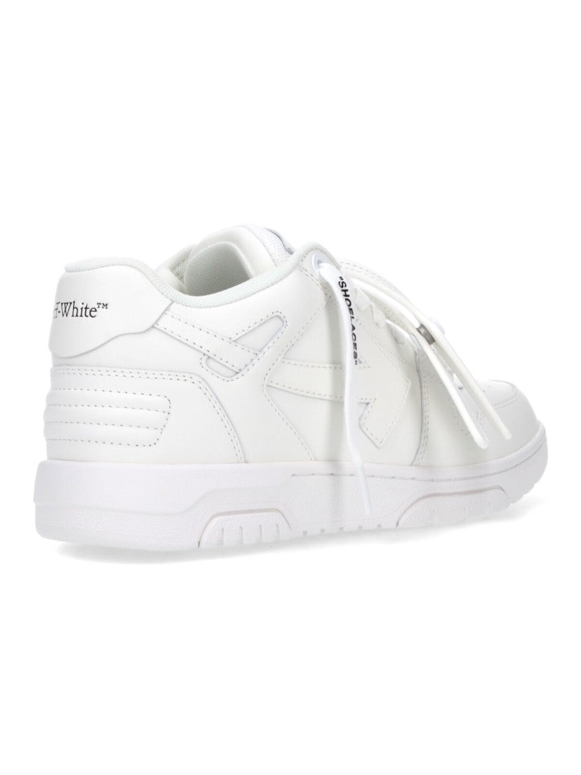 Off-White White Leather Out Of Office Sneakers