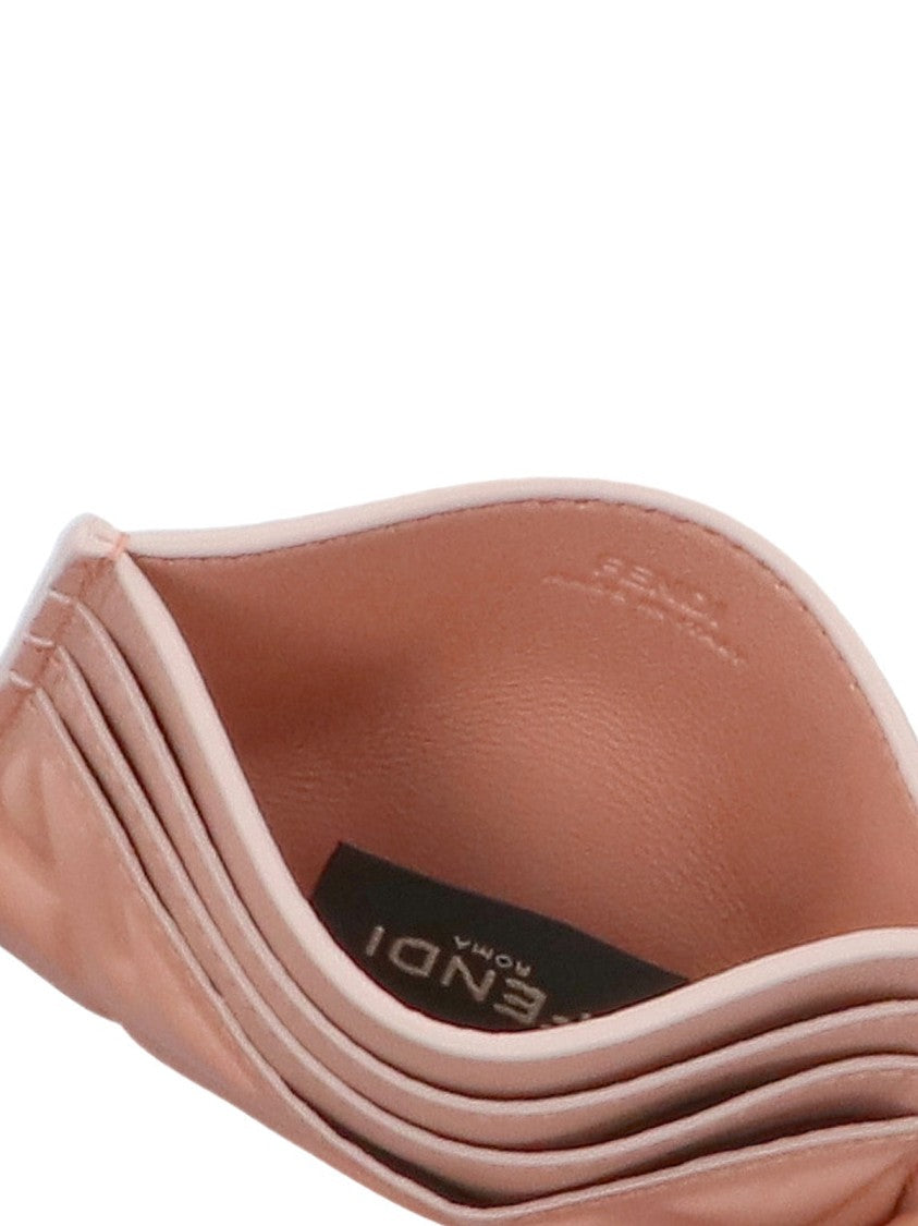 Fendi "Baguette" Flat Card Holder – Pink