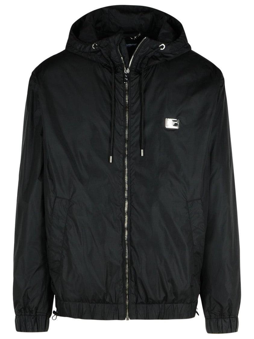 Dolce & Gabbana Black Nylon Jacket