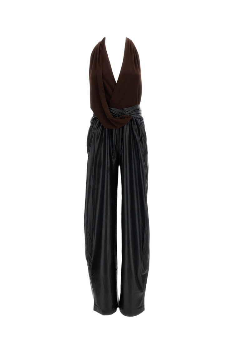 The Andamane Atral Draped Jersey Jumpsuit