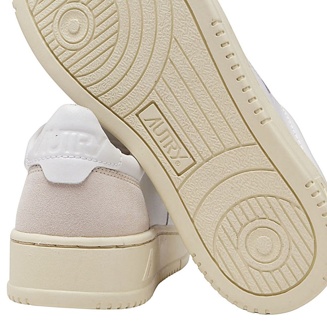 Autry Suede-Trim Low-Top Sneakers