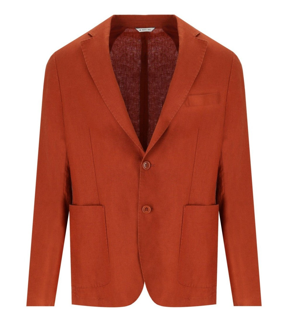 Manuel Ritz Rust Single Breasted Jacket
