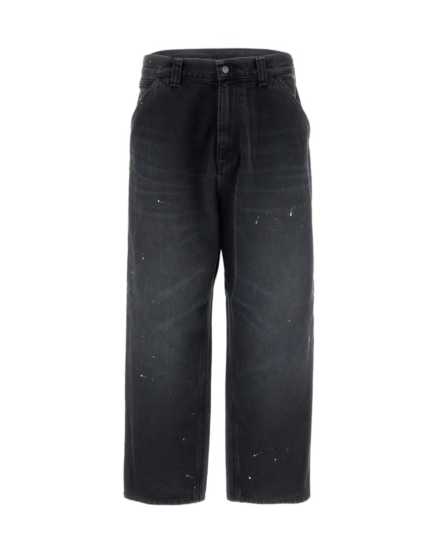 Carhartt Wip Black Og Single Knee Destroy Denim Jeans