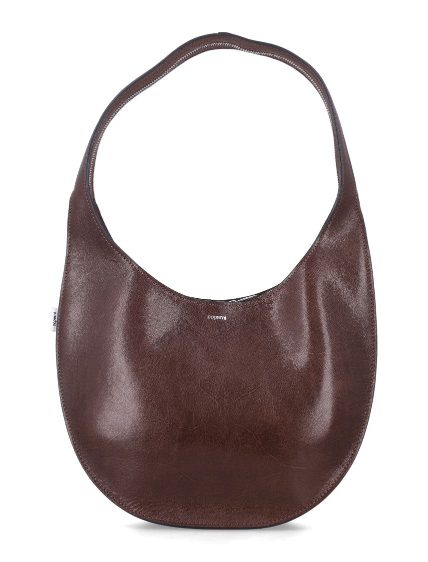 Coperni Crescent-Shaped Medium Brown Handbag
