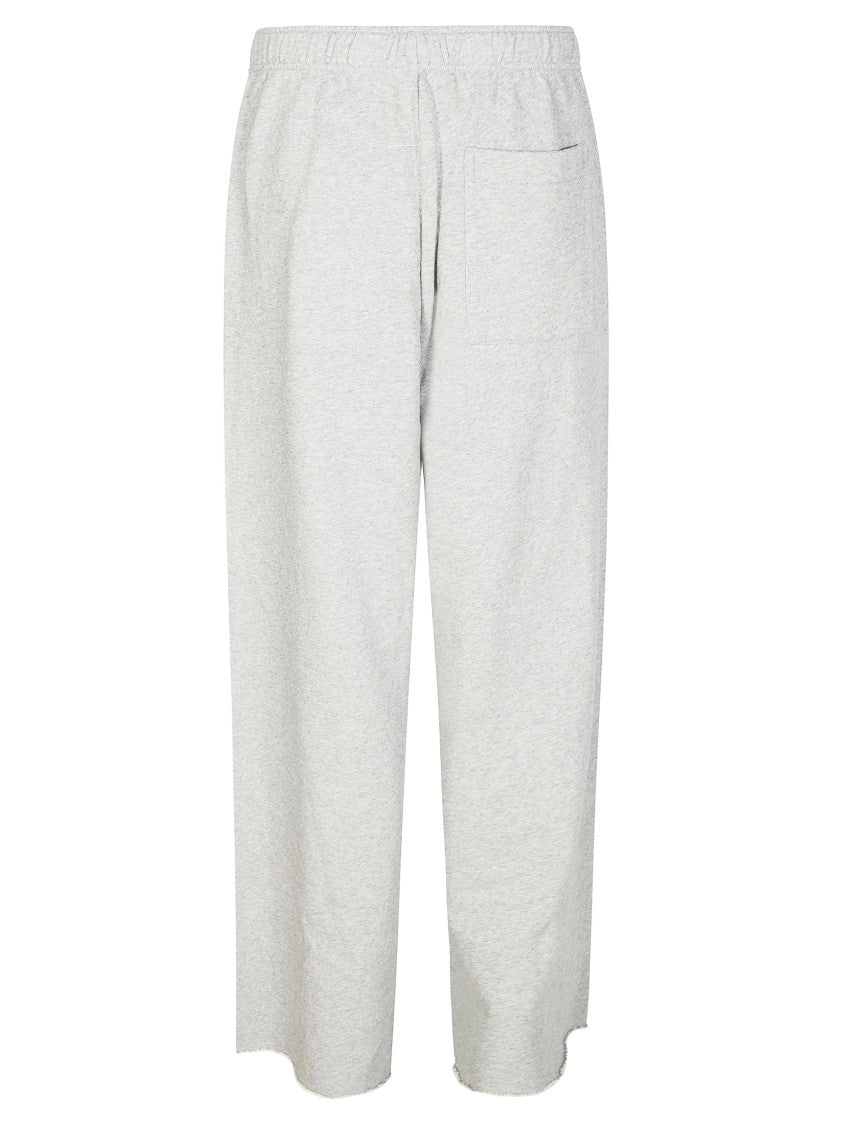 Mm6 By Maison Margiela Light Grey Three Patches Sweatpants