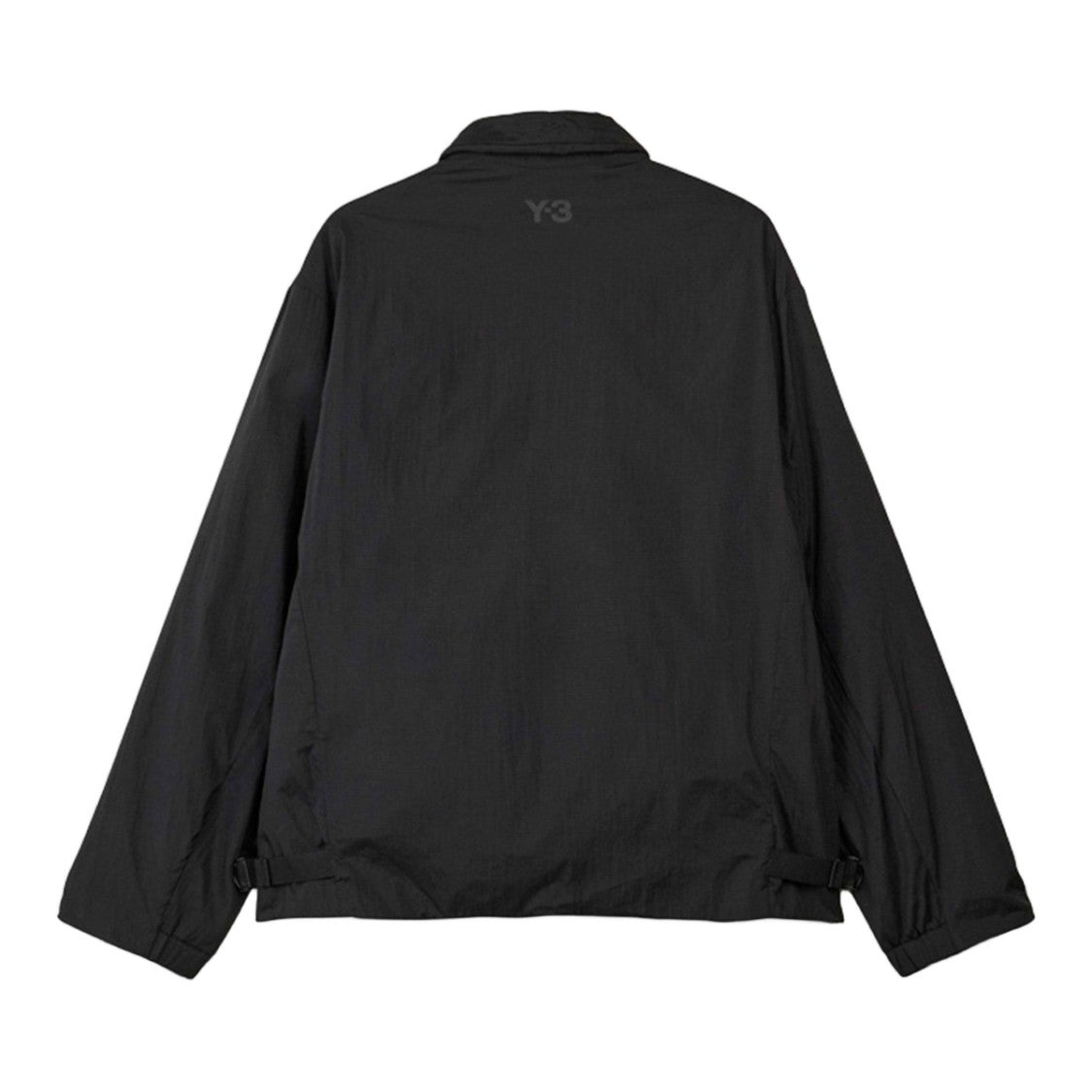 Y-3 Black Jacket With Front Zipper