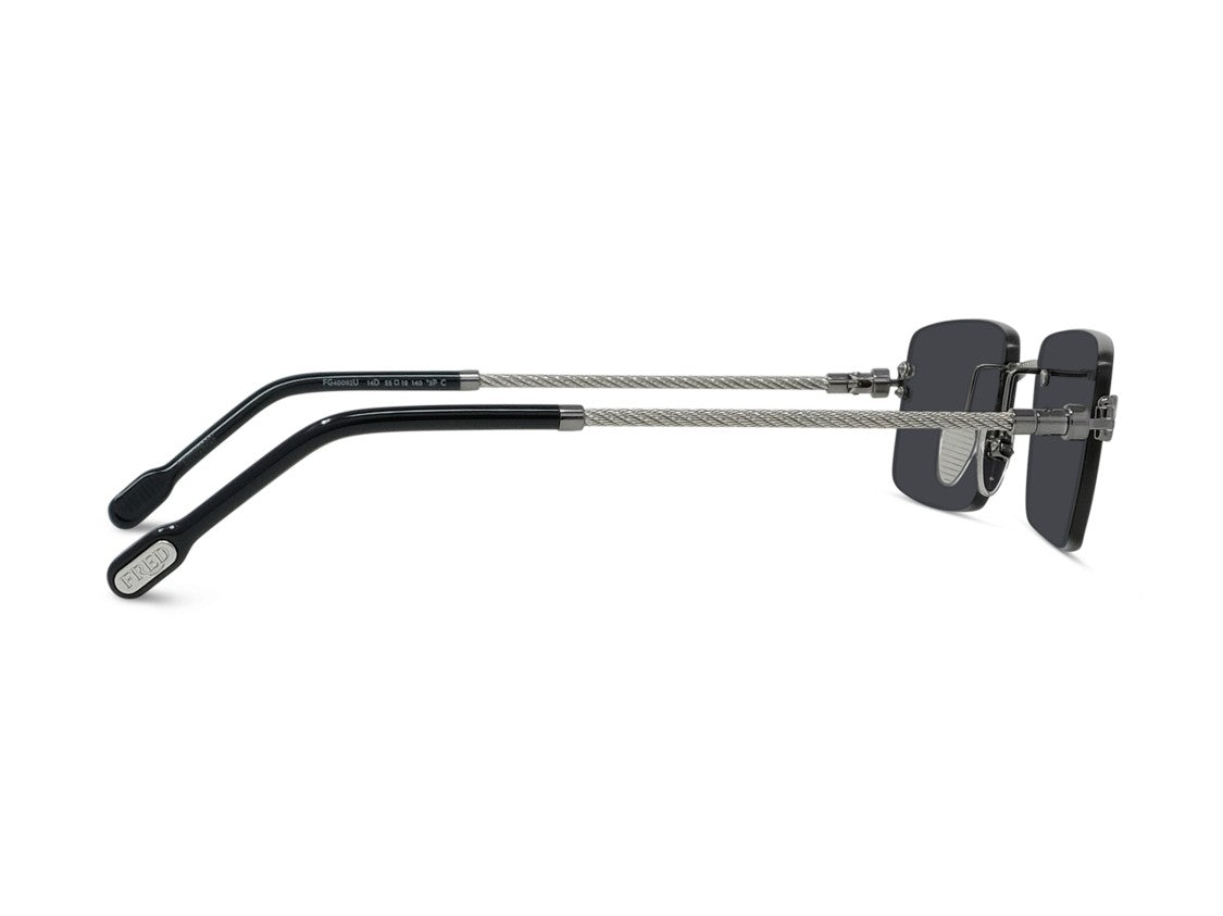 Fred Fg40092u Rimless Square Metal Sunglasses