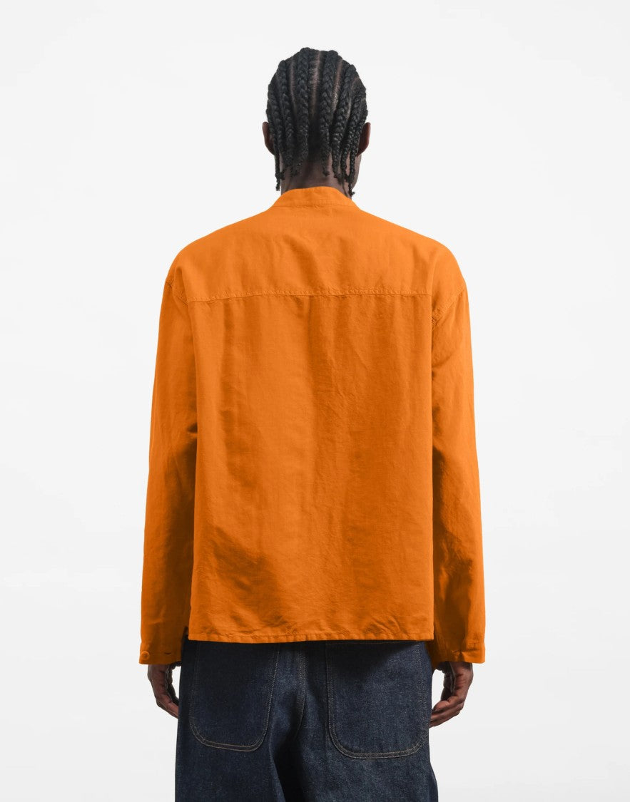 Youmustcreate Orange Hawkeye Collarless Shirt
