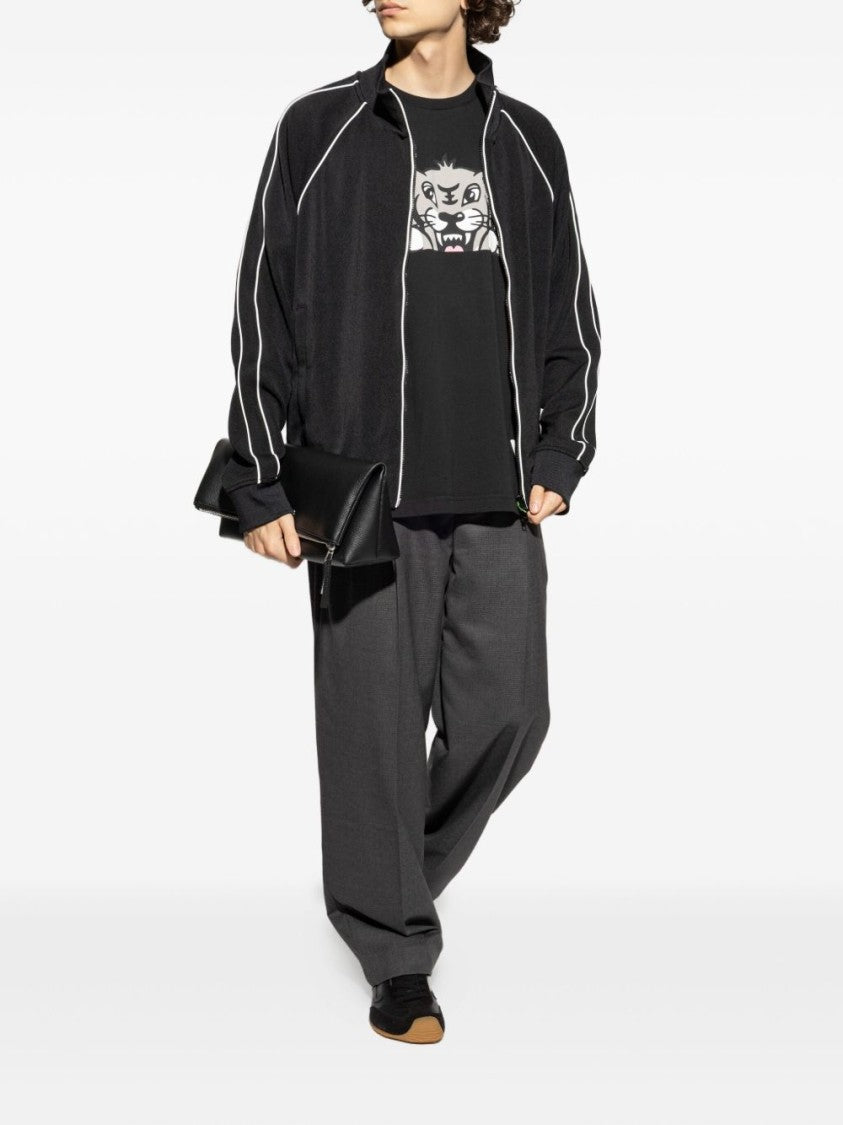 Kenzo Graphic Print Black T-Shirt