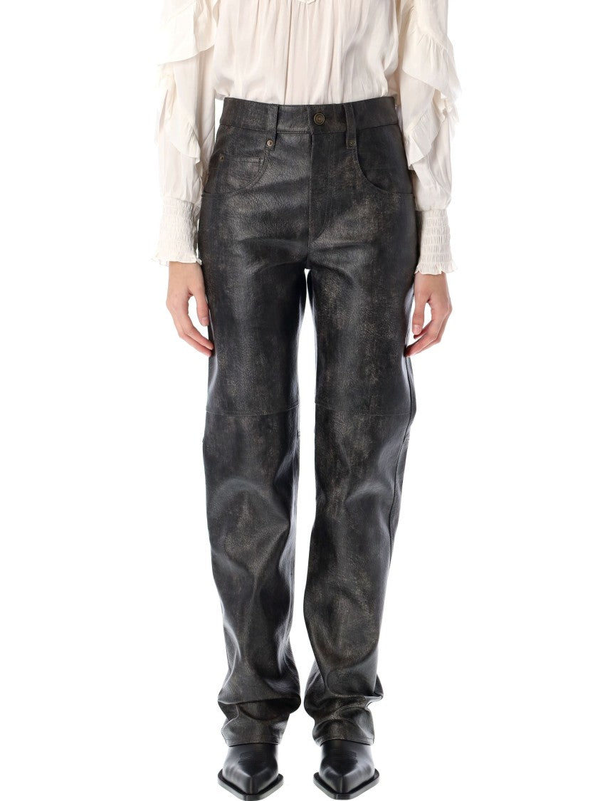 Isabel Marant Étoile Coralea Faux Leather Pants