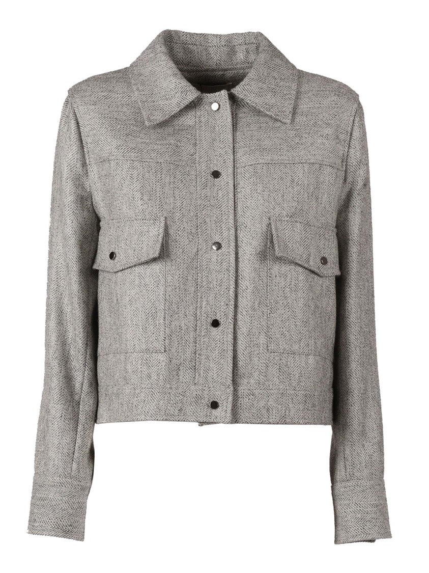 Antonelli Tailored White Jacket With Structured Fit And Minimalist Design