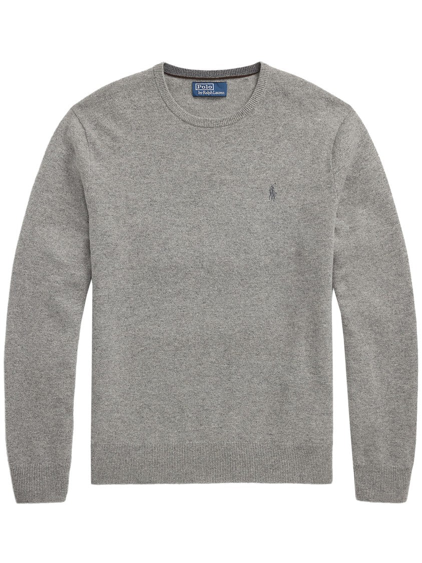 Polo Ralph Lauren Fine Knit Logo Embroidered Crewneck Pullover
