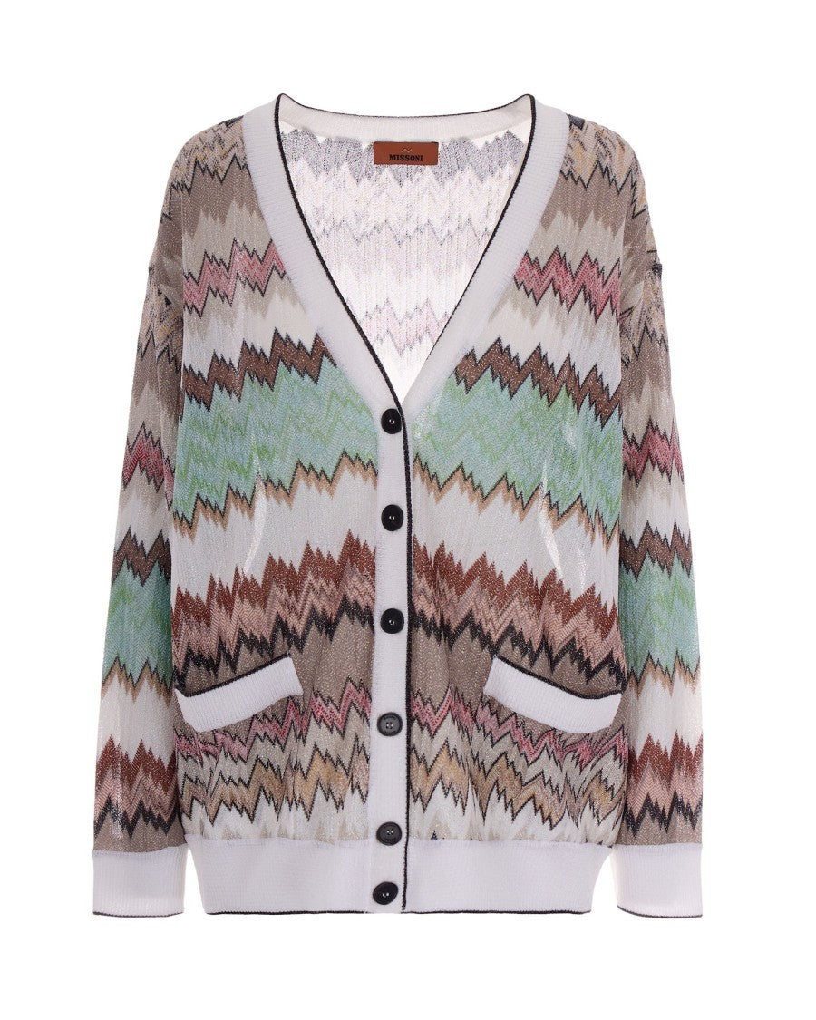 Missoni Snake Lamé Maxi Cardigan