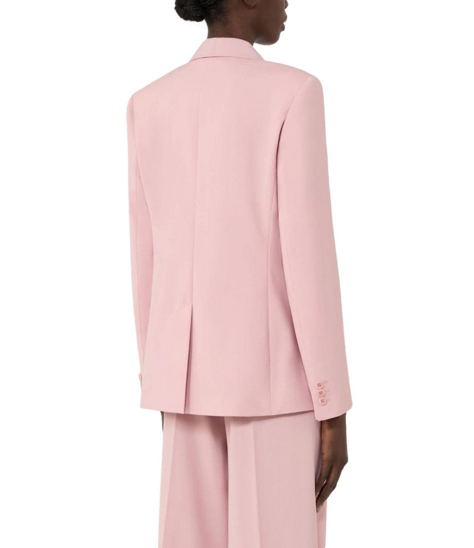 Max Mara Antique Pink Virgin Wool Jacket