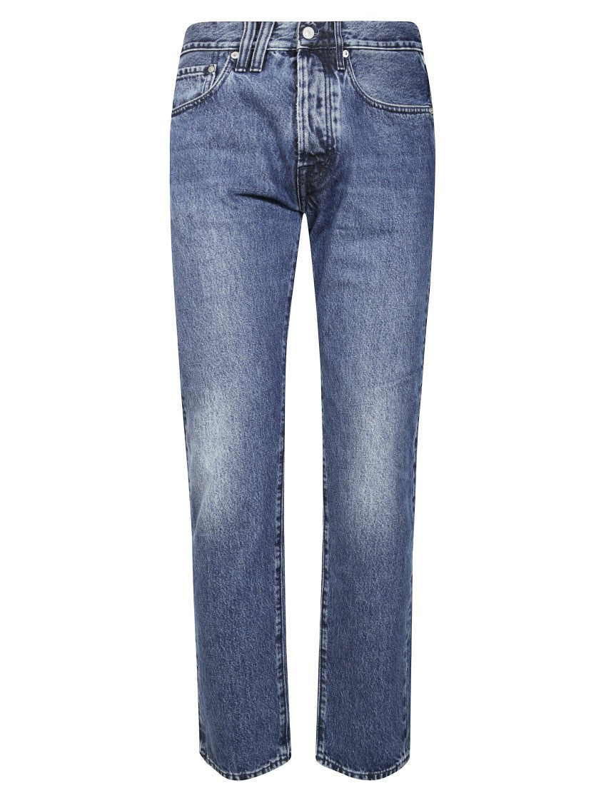 Cycle Straight-Leg Stone-Wash Denim Jeans