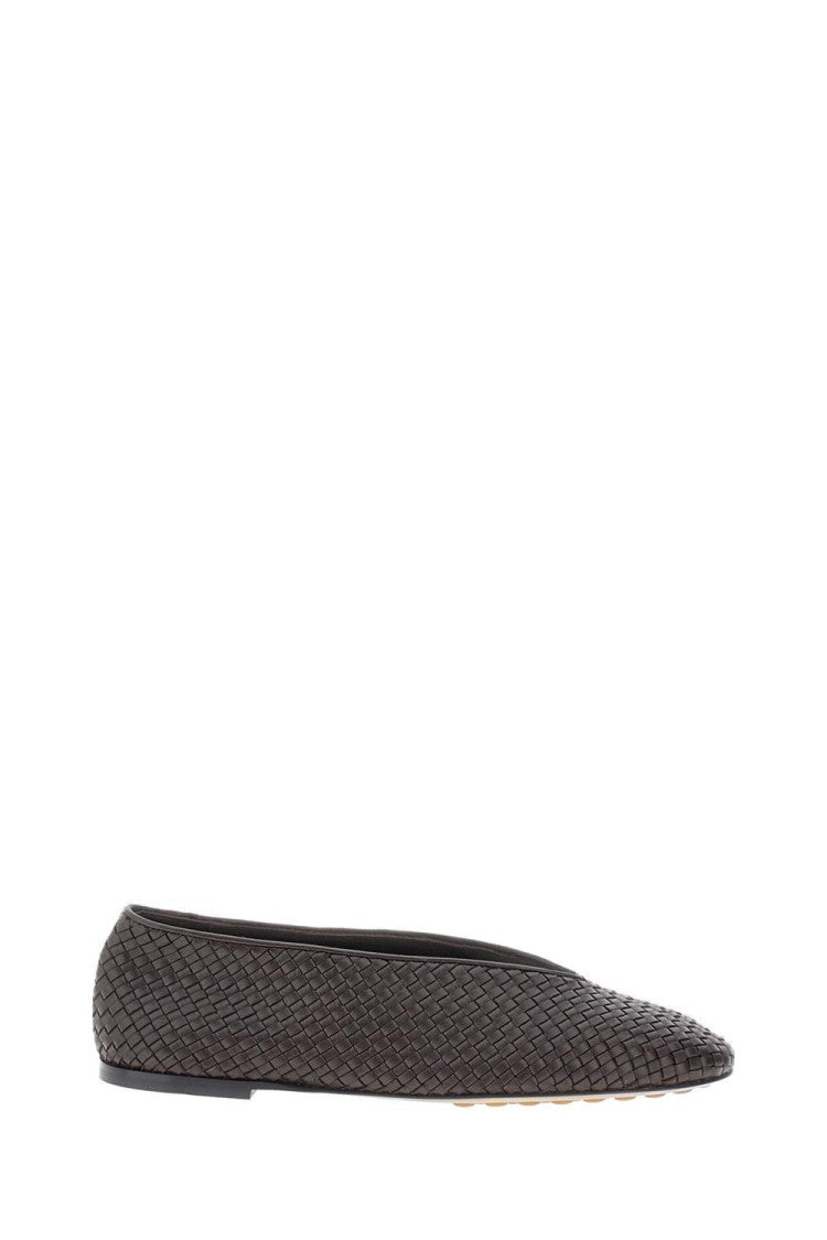 Bottega Veneta Ballerina Flats In Braided Leather