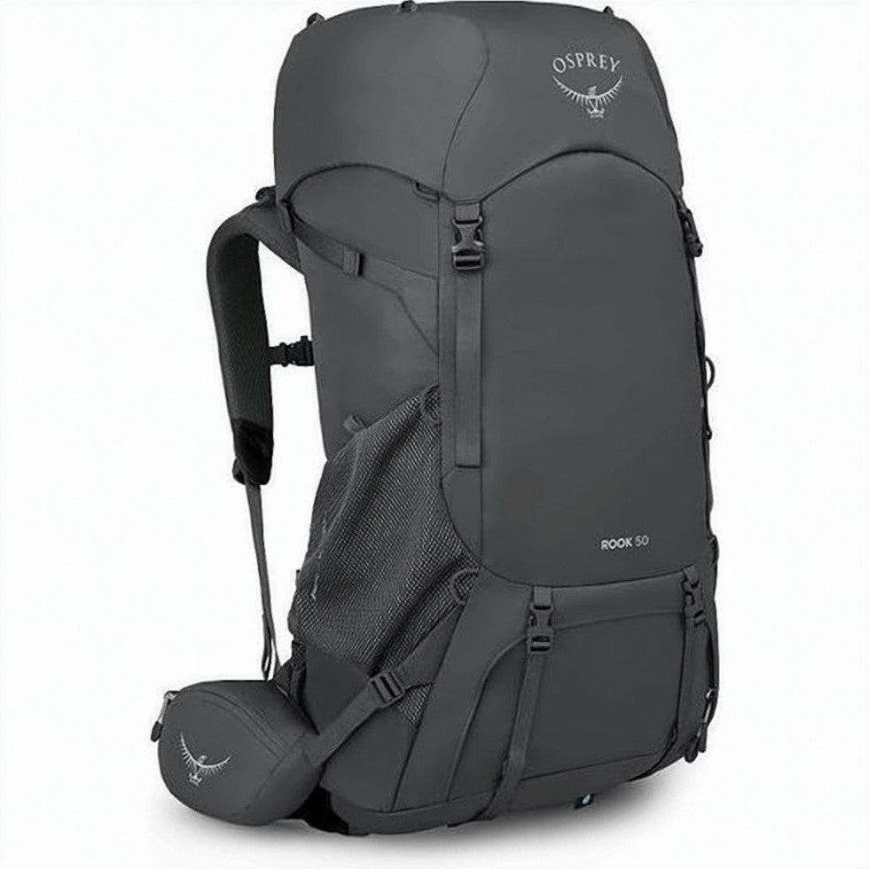 Osprey Structured Grey Backpack With Multiple Compartments And Adjustable Straps