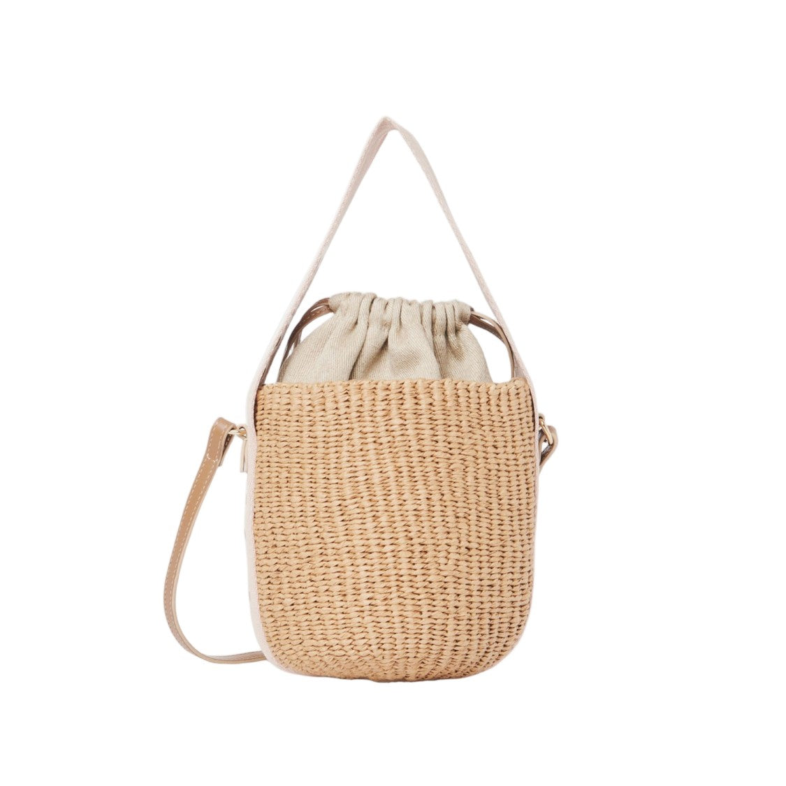 Chloé Woody Rafia Bucket Bag