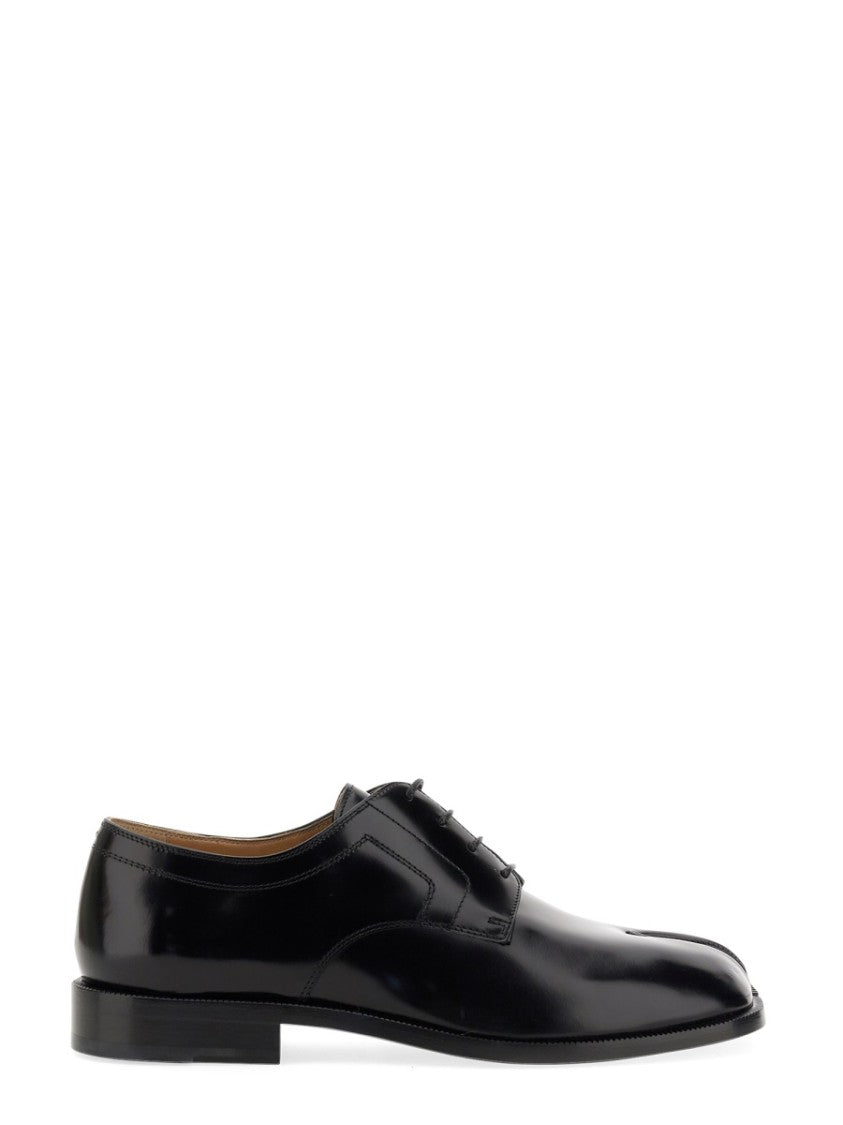 Maison Margiela Tabi Black Lace-Up Shoes