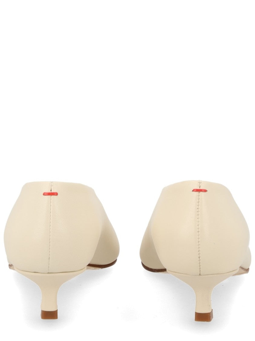 Aeydē Pointed-Toe Décolleté Shoes In Smooth Nappa Leather
