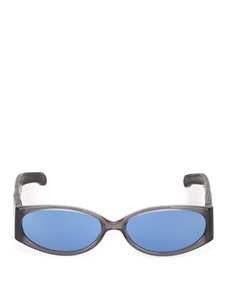 Histoire De Voir Sleek Grey Acetate Optical Frames With Tinted Lenses