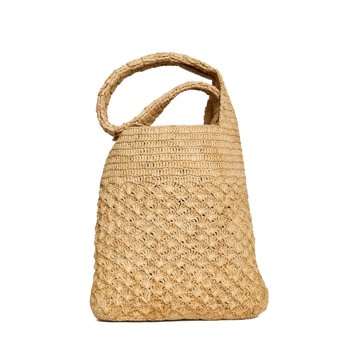 Isabel Marant Praia Embroidered Natural Raffia Shoulder Bag
